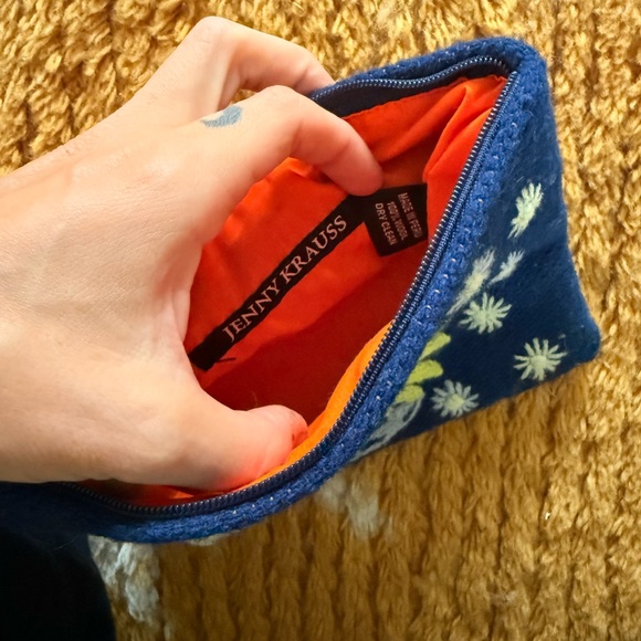 Jenny Krauss whimsical sun and moon wool bag - Picture 4 of 5